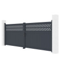 X-Metal Portails en aluminium Aluminium Anthracite