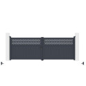 X-Metal Portails en aluminium Aluminium Anthracite