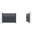X-Metal Portails en aluminium Aluminium Anthracite