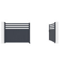 X-Metal Portails en aluminium Anthracite
