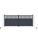 X-Metal Portails en aluminium Aluminium Anthracite