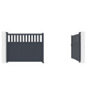 X-Metal Portails en aluminium Aluminium Anthracite