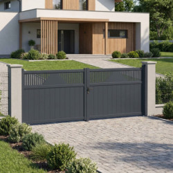 X-Metal Portails en aluminium Aluminium Anthracite