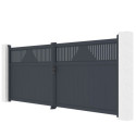 X-Metal Portails en aluminium Aluminium Anthracite