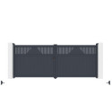 X-Metal Portails en aluminium Aluminium Anthracite