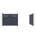 X-Metal Portails en aluminium Aluminium Anthracite