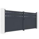 X-Metal Portails en aluminium Aluminium Anthracite