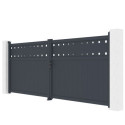 X-Metal Portails en aluminium Aluminium Anthracite