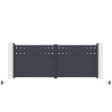 X-Metal Portails en aluminium Aluminium Anthracite