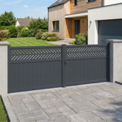 X-Metal Portails en aluminium Aluminium Anthracite