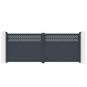 X-Metal Portails en aluminium Aluminium Anthracite