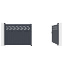 X-Metal Portails en aluminium Aluminium Anthracite