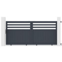 X-Metal Portails en aluminium Aluminium Anthracite