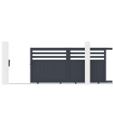 X-Metal Portails en aluminium Aluminium Anthracite