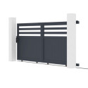X-Metal Portails en aluminium Aluminium Anthracite