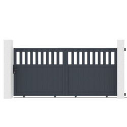 X-Metal Portails en aluminium Aluminium Anthracite