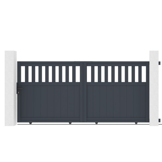 X-Metal Portails en aluminium Aluminium Anthracite