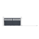X-Metal Portails en aluminium Aluminium Anthracite