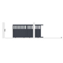 X-Metal Portails en aluminium Aluminium Anthracite