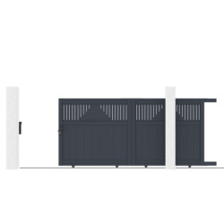 X-Metal Portails en aluminium Aluminium Anthracite