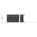 X-Metal Portails en aluminium Aluminium Anthracite