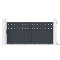 X-Metal Portails en aluminium Aluminium Anthracite