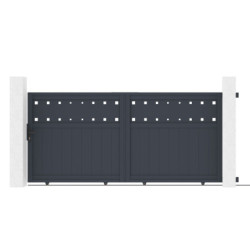 X-Metal Portails en aluminium Aluminium Anthracite