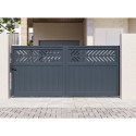 X-Metal Portails en aluminium Aluminium Anthracite