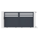X-Metal Portails en aluminium Aluminium Anthracite
