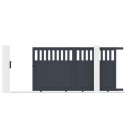 X-Metal Portails en aluminium Aluminium Anthracite