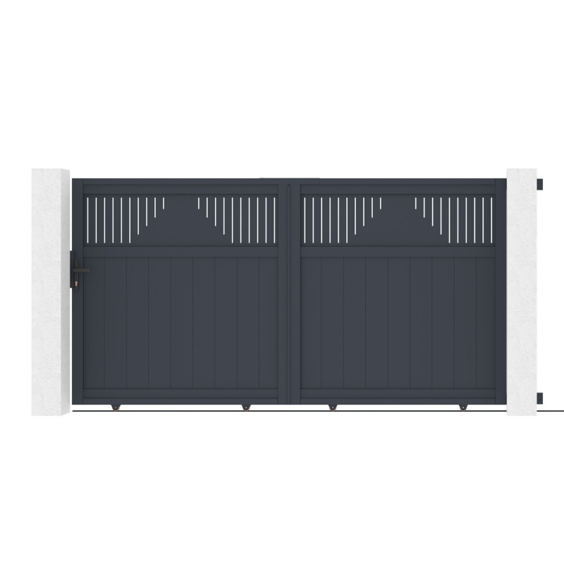 X-Metal Portails en aluminium Aluminium Anthracite