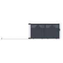 X-Metal Portails en aluminium Aluminium Anthracite