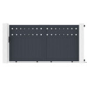 X-Metal Portails en aluminium Aluminium Anthracite