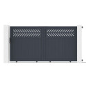 X-Metal Portails en aluminium Aluminium Anthracite