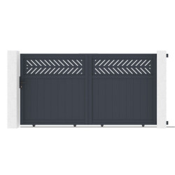 X-Metal Portails en aluminium Aluminium Anthracite