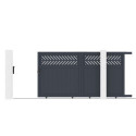 X-Metal Portails en aluminium Aluminium Anthracite