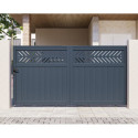 X-Metal Portails en aluminium Aluminium Anthracite