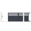 X-Metal Portails en aluminium Aluminium Anthracite