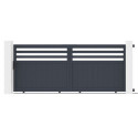 X-Metal Portails en aluminium Aluminium Anthracite