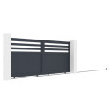 X-Metal Portails en aluminium Aluminium Anthracite