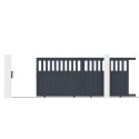 X-Metal Portails en aluminium Aluminium Anthracite