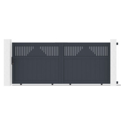 X-Metal Portails en aluminium Aluminium Anthracite