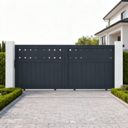 X-Metal Portails en aluminium Aluminium Anthracite