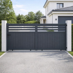 X-Metal Portails en aluminium Aluminium Anthracite