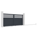 X-Metal Portails en aluminium Aluminium Anthracite