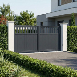 X-Metal Portails en aluminium Aluminium Anthracite