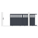 X-Metal Portails en aluminium Aluminium Anthracite
