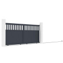 X-Metal Portails en aluminium Aluminium Anthracite