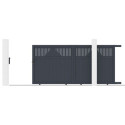 X-Metal Portails en aluminium Aluminium Anthracite