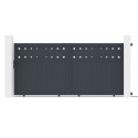X-Metal Portails en aluminium Aluminium Anthracite